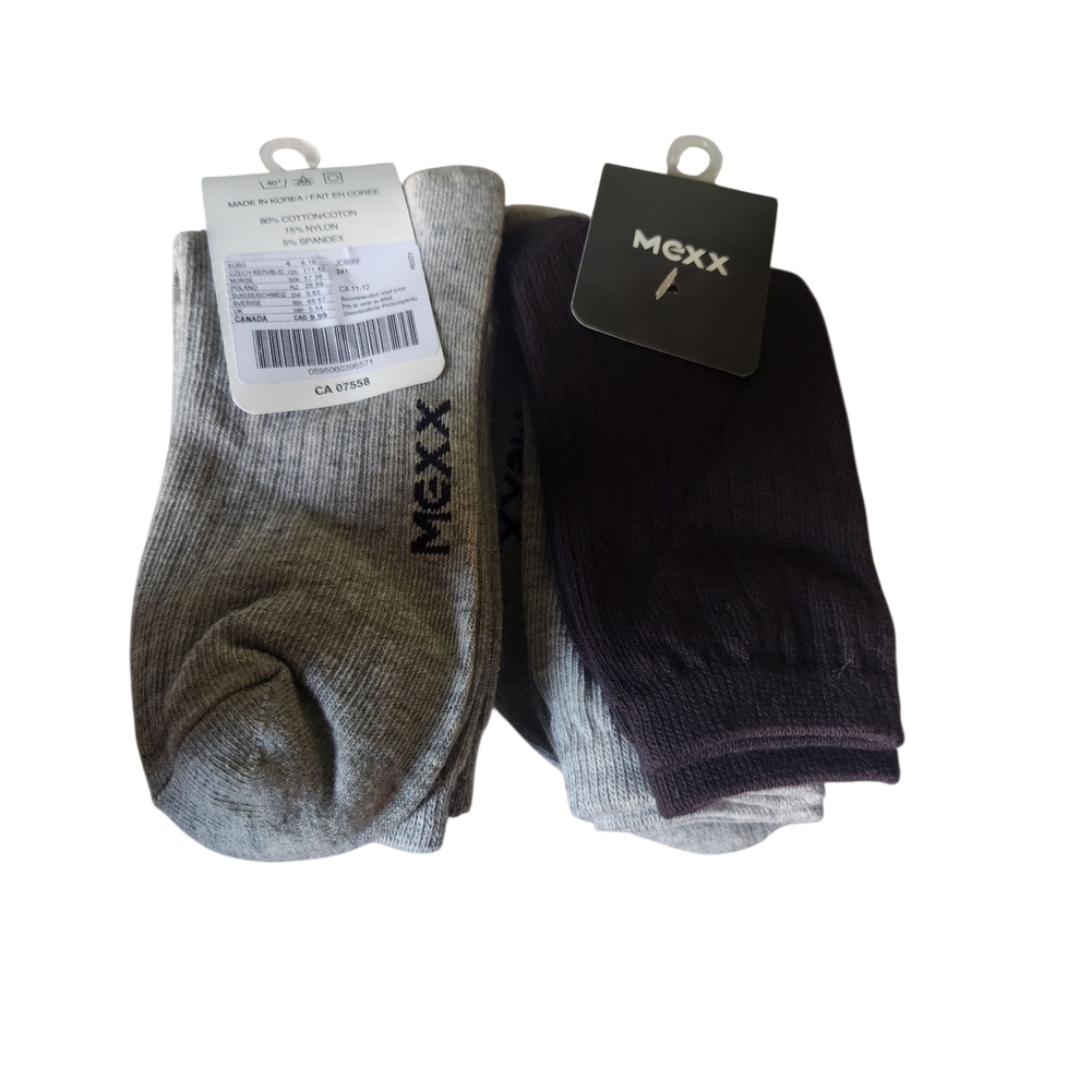 Mexx Boy's Casual Gray and Brown Socks